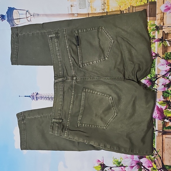 Maison Scotch & Soda Men's Green Snap Button Jeans Size 28x27 - Picture 7 of 7